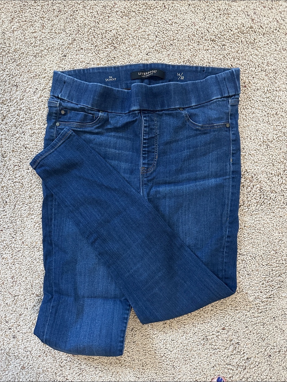 Liverpool Indigo Blue Skinny Jeans for Women